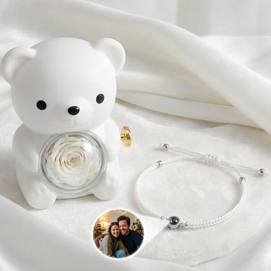 The Art of the Unforgettable: Why This Rose Bear Bracelet Set is the Ultimate Modern Love Token