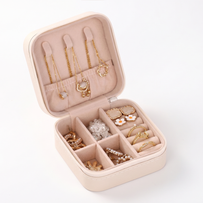 Personalized Birth Flower Jewelry Box Custom Jewelry Organizer Storage Gift for Her