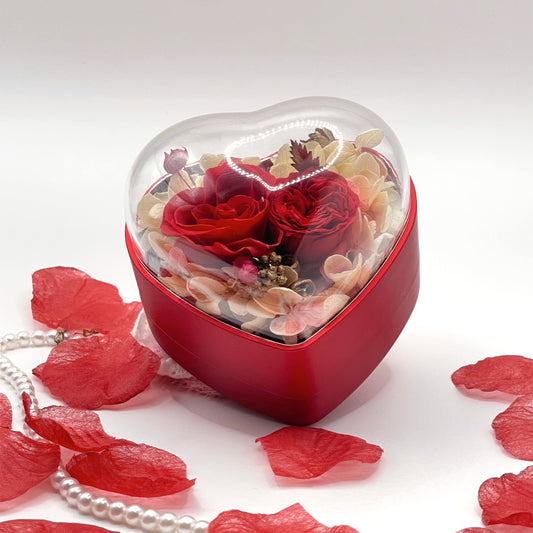 Eternal Rose Jewelry Box with Photo Projection Necklace | Ready-to-Gift